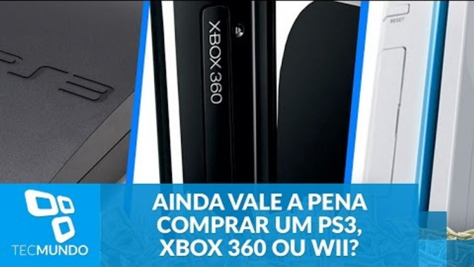 Ainda vale a pena comprar um PS3, Xbox 360 ou Wii?