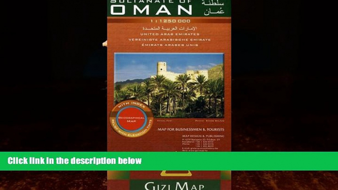 Best Buy Deals  Sultanate of Oman Geographical Map (English, French, Italian and German Edition)