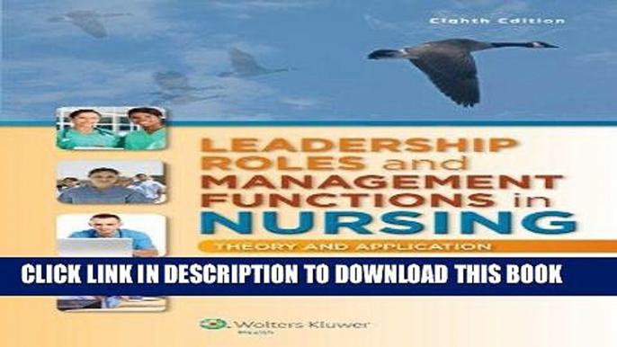 [PDF] Leadership Roles and Management Functions in Nursing: Theory and Application Popular Online