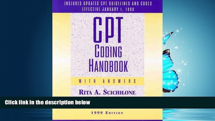 Read CPT Coding Handbook, 1999 Edition (with Answers) FullOnline