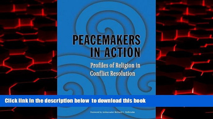 Best books  Peacemakers in Action: Profiles of Religion in Conflict Resolution online pdf