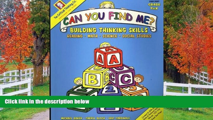 Enjoyed Read Can You Find Me?: Building Thinking Skills in Reading, Math, Science, and Social