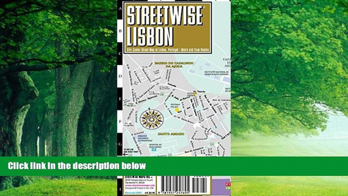 Big Deals  Streetwise Lisbon Map - Laminated City Center Street Map of Lisbon, Portugal  Full