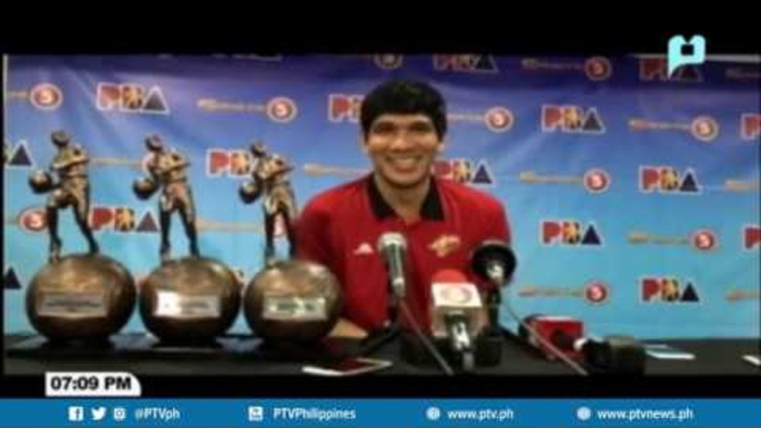 [PTVSports] Fajardo, 1st PBA player na nakakuha ng three-straight MVP awards