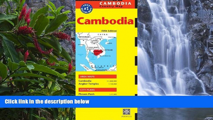 Big Sales  Cambodia Travel Map Fifth Edition  Premium Ebooks Best Seller in USA