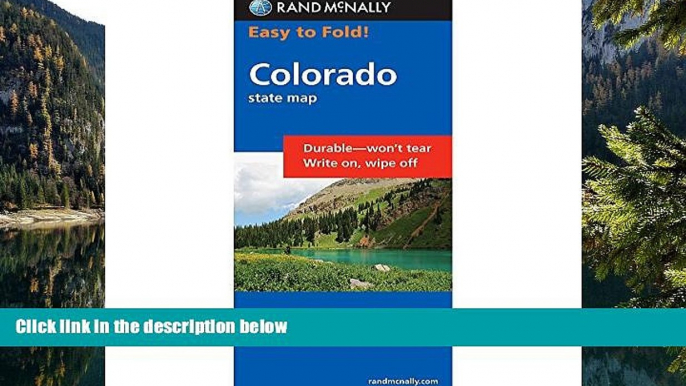 Big Sales  Rand McNally Easy to Fold: Colorado (Laminated) (Easyfinder S)  READ PDF Online Ebooks