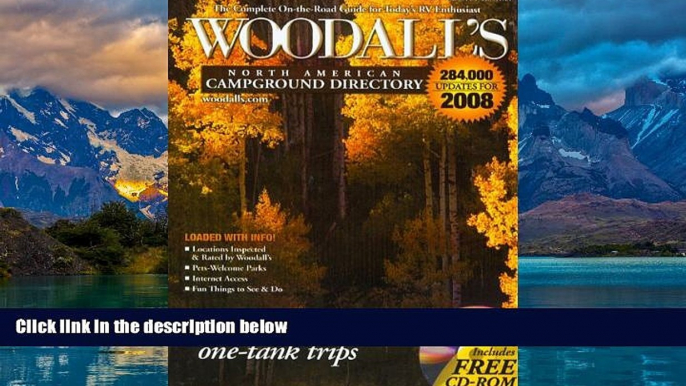 Big Deals  Woodall s North American Campground Directory with CD, 2008 (Good Sam RV Travel Guide