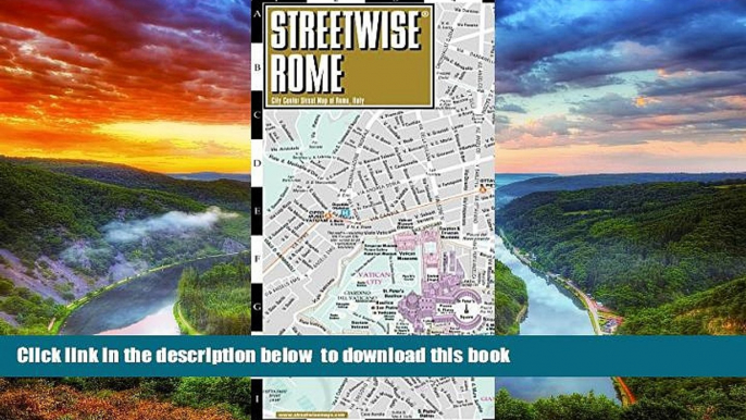 liberty books  Streetwise Rome Map - Laminated City Center Street Map of Rome, Italy - Folding