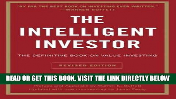 [PDF] The Intelligent Investor: The Definitive Book on Value Investing Full Online