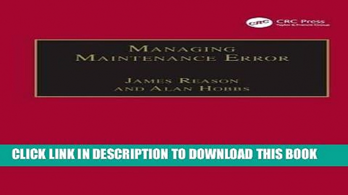 [READ] Online Managing Maintenance Error: A Practical Guide Free Download