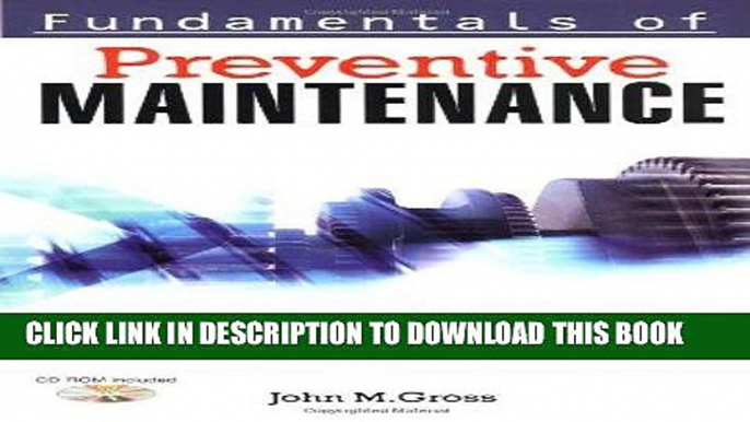 [READ] Ebook Fundamentals of Preventive Maintenance Free Download