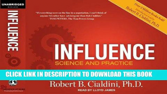 [PDF] AUDIO BOOK: Influence: Science and Practice (5th Edition) Full Online