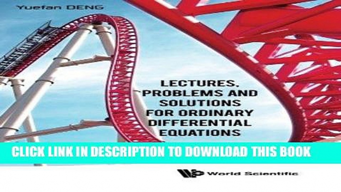 [PDF] Lectures, Problems and Solutions for Ordinary Differential Equations Popular Online