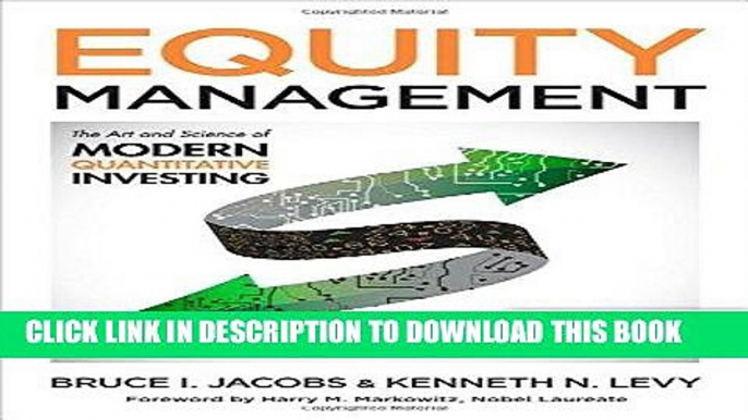 [PDF] Mobi Equity Management: The Art and Science of Modern Quantitative Investing, Second Edition