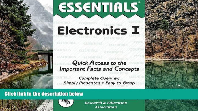 Buy NOW  Electronics I Essentials (Essentials Study Guides) (v. 1)  Premium Ebooks Best Seller in