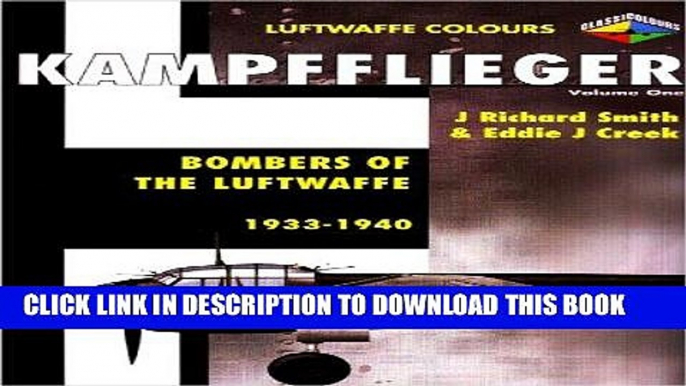 Ebook Kampfflieger- Bombers of the Luftwaffe 1933-1940, Volume 1 (Luftwaffe Colours) Free Read