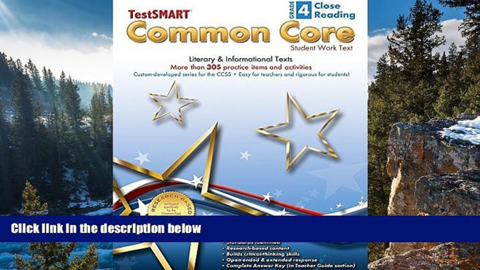 Deals in Books  TestSMARTÂ® Common Core Close Reading Work Text, Grade 4 - Literary