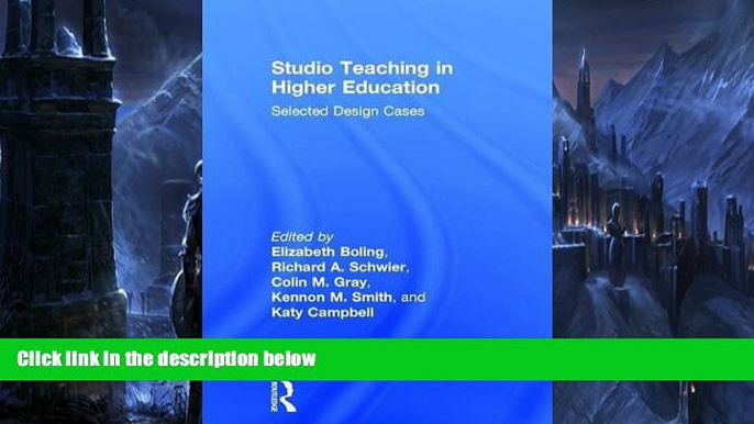 Big Sales  Studio Teaching in Higher Education: Selected Design Cases  Premium Ebooks Best Seller