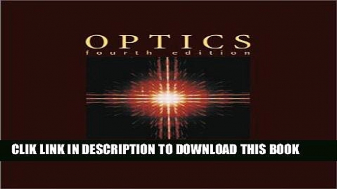 Best Seller Optics (4th Edition) Free Download