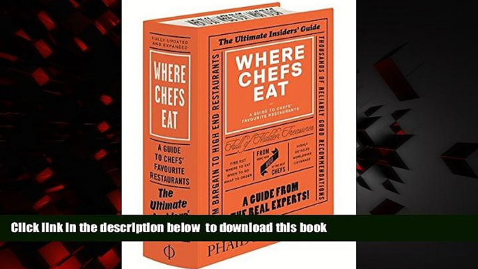 liberty book  Where Chefs Eat: A Guide to Chefs  Favorite Restaurants (2015) BOOK ONLINE