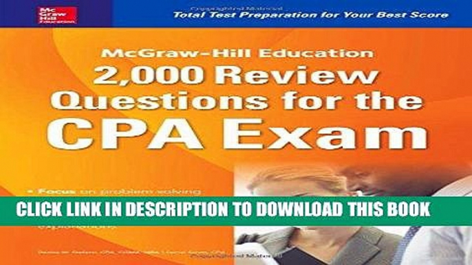 [PDF] FREE McGraw-Hill Education 2,000 Review Questions for the CPA Exam [Read] Full Ebook