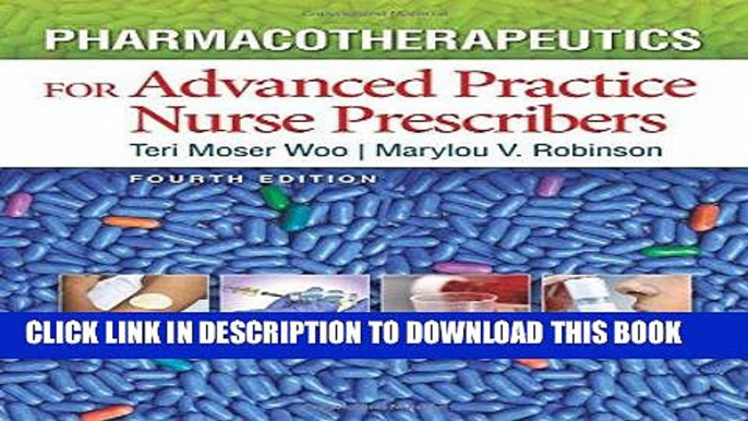 PDF Pharmacotherapeutics for Advanced Practice Nurse Prescribers Full Collection