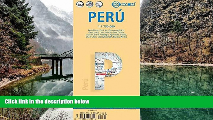 Buy Borch Laminated Peru Map by Borch (English, Spanish, French, Italian and German Edition)  Full