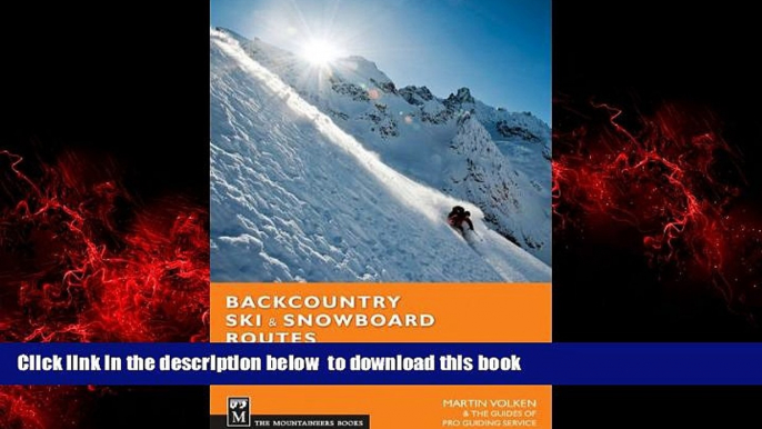 Read books  Backcountry Ski and Snowboard Routes - Washington BOOOK ONLINE