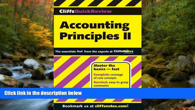 Read CliffsQuickReview Accounting Principles II (Cliffs Quick Review (Paperback)) (Bk. 2) Full