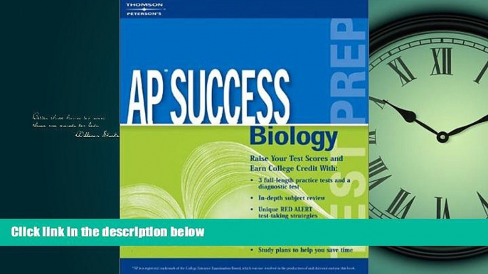 PDF AP Success - Biology, 5th ed (Peterson s Master the AP Biology) Library Best Ebook