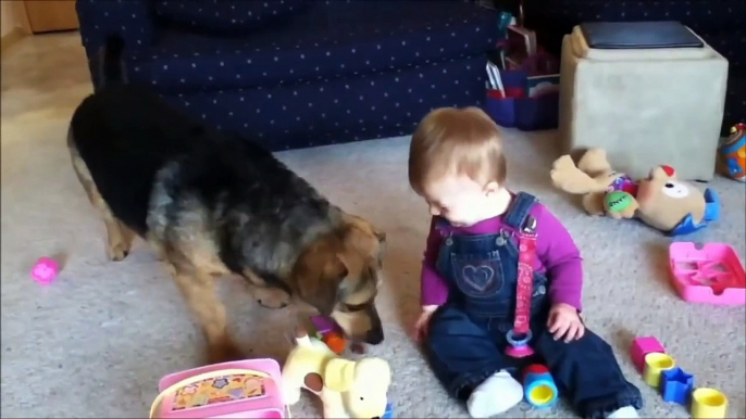 Funny Babies Laughing Playing, Dancing with Pet Animals