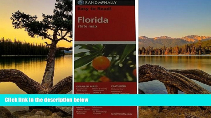 Buy NOW #A# Rand McNally Easy To Read: Florida State Map  On Book