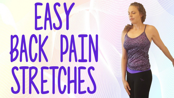 Beginners Stretches for Back Pain, Posture Tips, Neck & Low Back Pain Relief Exercises