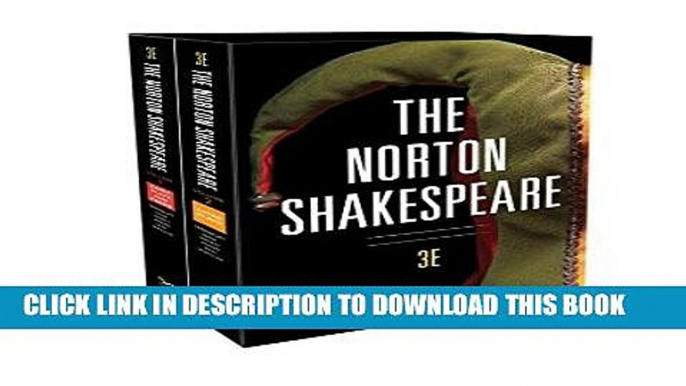 Best Seller The Norton Shakespeare (Third Edition)  (Vol. Two Volume Set) Free Read