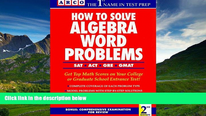 FAVORIT BOOK How to Solve Algebra Word Problems BOOOK ONLINE