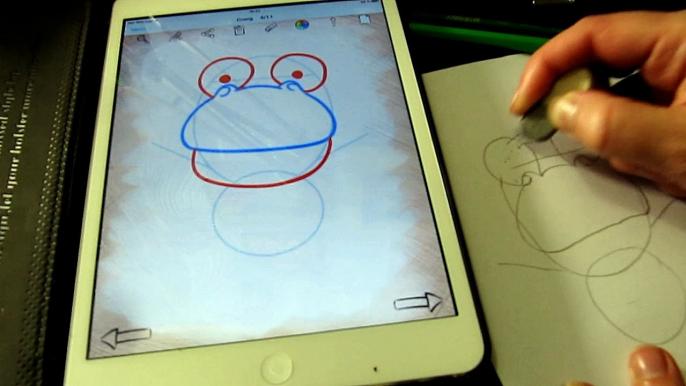 How to draw Pororo Crong for kids Как нарисовать мультфильм Пороро крокодил Crong для детей