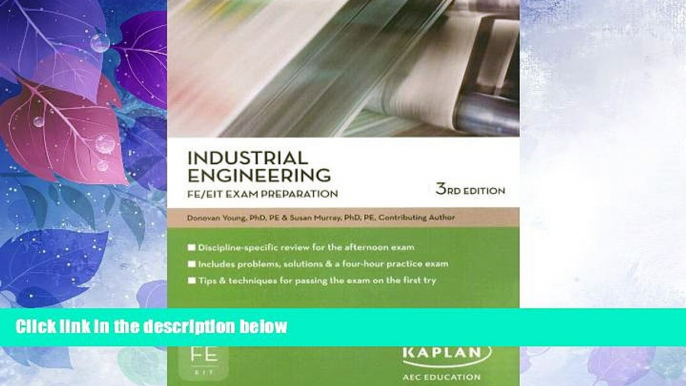 Big Sales  Industrial Engineering FE/EIT Exam Prep (FE/EIT Exam Preparation)  READ PDF Online Ebooks
