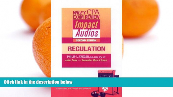 Big Deals  Wiley Cpa Examination Review Impact Audios, Regulation: Library Edition (Wiley CPA Exam