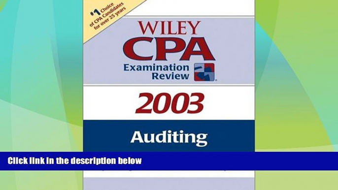 Big Sales  Auditing (Wiley CPA Examination Review 2003)  Premium Ebooks Best Seller in USA