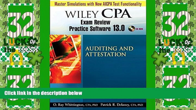 Big Sales  Wiley CPA Examination Review Practice Software 13.0 Audit  Premium Ebooks Online Ebooks