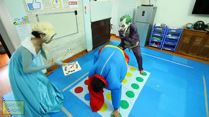 Fat Superman BIG BUTT vs Joker BIG BUTT vs Elsa BIG BUTT w/ Teacher Maleficent & Doctor Hulk!