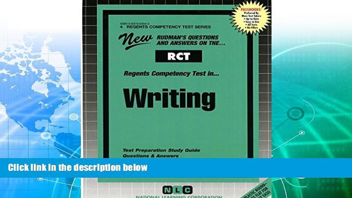 READ NOW  WRITING (Regents Competency Test Series) (Passbooks) (REGENTS COMPETENCY TEST SERIES