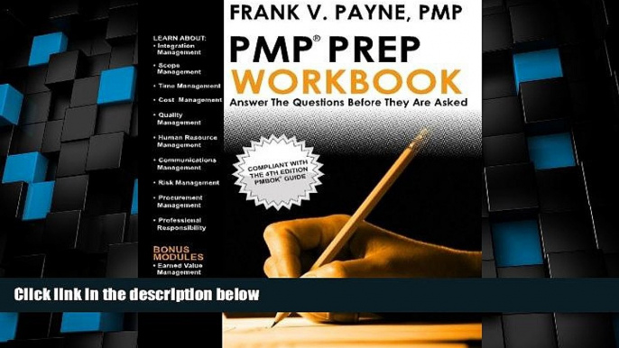 Buy NOW  PMP Prep Workbook: Answer The Questions Before They Are Asked  Premium Ebooks Online Ebooks