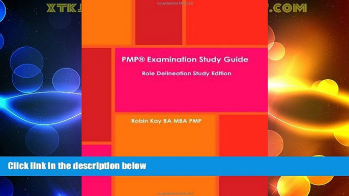 Buy NOW  PMP Examination Study Guide - Role Delineation Study Edition  Premium Ebooks Best Seller