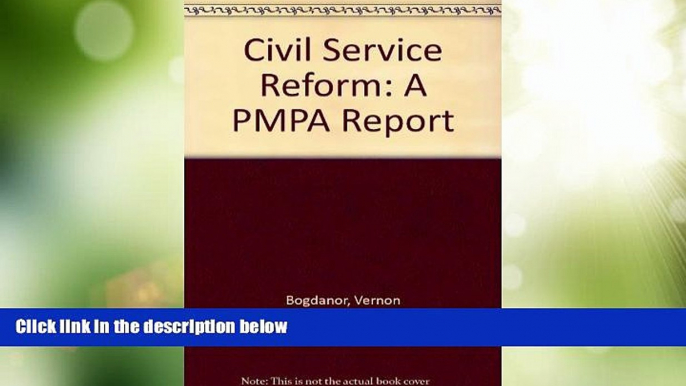 Big Sales  Civil Service Reform: A PMPA Report  Premium Ebooks Online Ebooks