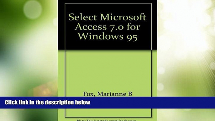 Big Sales  Microsoft Access Projects for Windows 95 (Select Lab Series)  Premium Ebooks Online