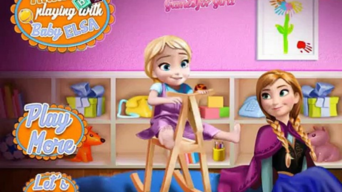 Anna Playing With Baby Elsa: Disney princess Frozen - Best Baby Games - Games For Girls