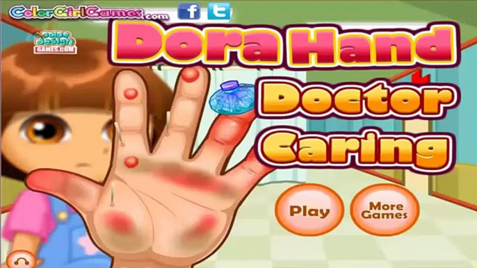 Cartoon game. Dora The Explorer - Dora Hand Doctor Caring. Full Episodes in English new