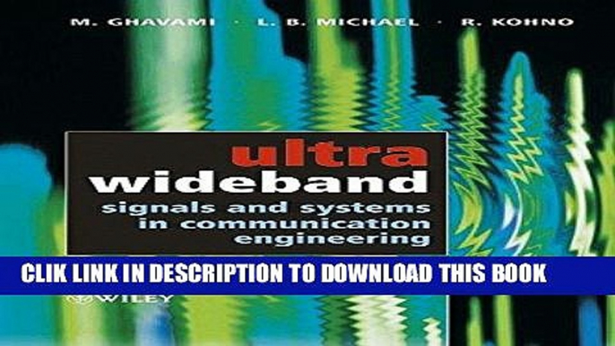 Ebook Ultra Wideband Signals and Systems in Communication Engineering Free Read