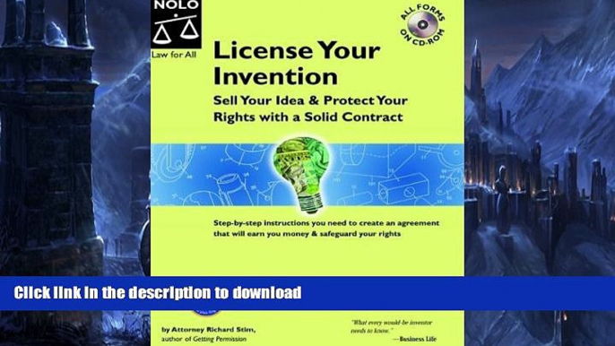 READ  License Your Invention: Sell Your Idea and Protect Your Rights with a Solid Contract "With